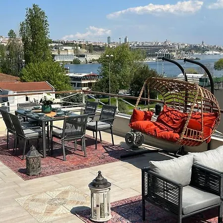 Waterfront Villa By The Tram - Private Terrace With Dome & Golden Horn View In Fatih Istanbul Exterior foto